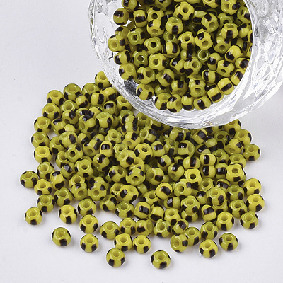 FGB 8/0 Grade A Round Glass Seed Beads SEED-S030-429-1