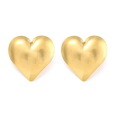 Ion Plating(IP) 304 Stainless Steel Stud Earrings for Women EJEW-A108-06G-1