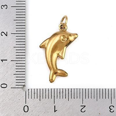 Ocean 304 Stainless Steel Pendants STAS-P407-01G-G-1
