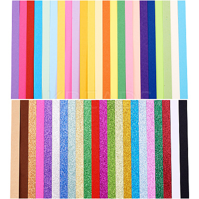 2 Bags 2 Styles Lucky Star Origami Paper DIY-TA0009-55-1
