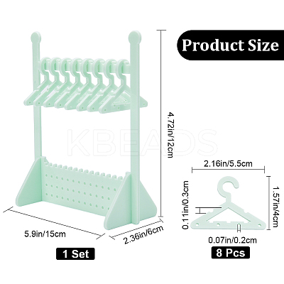 1 Set Acrylic Earring Display Stands EDIS-CP0001-14B-1
