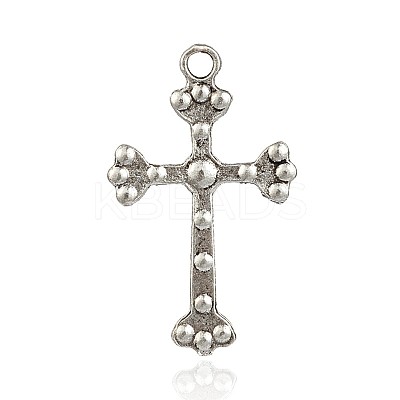 Tibetan Style Alloy Rhinestone Pendants RB-J115-01AS-1