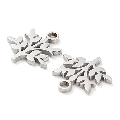 Non-Tarnish 316 Surgical Stainless Steel Charms STAS-Q314-08P-1