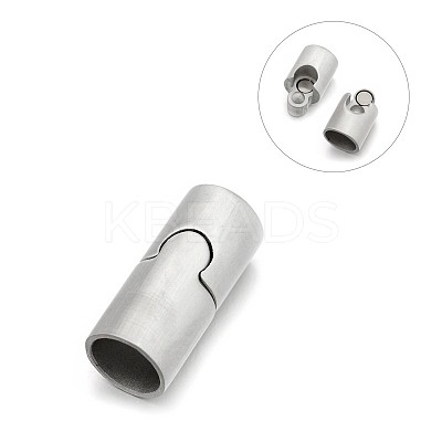 Matte 304 Stainless Steel Column Magnetic Clasps STAS-E089-61D-1