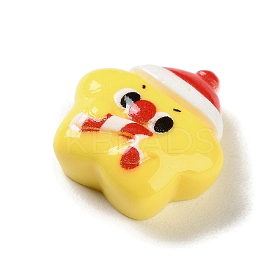 Christmas Theme Opaque Resin Decoden Cabochons RESI-F053-C04-1
