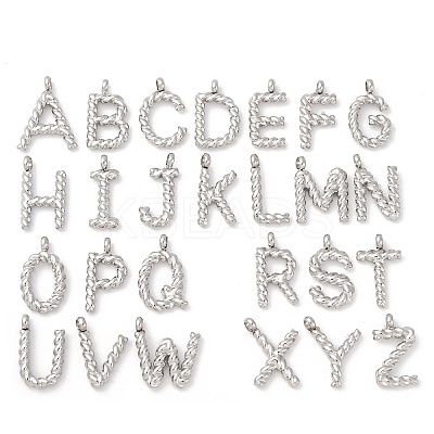 26Pcs 304 Stainless Steel Charms STAS-T064-75P-1