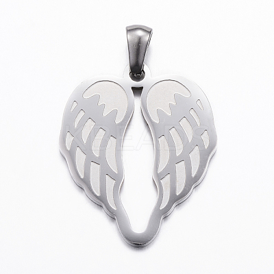 Tarnish Resistant 304 Stainless Steel Pendants STAS-K162-008P-1