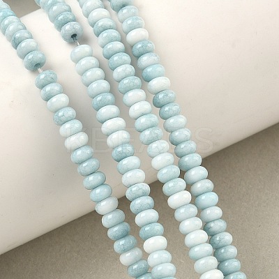 Ombre Effect Dyed Glass Beads Strands GLAA-C043-01B-1