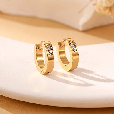 304 Stainless Steel Hoop Earrings FM1082-1