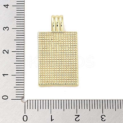 Real 18K Gold Plated Rack Plating Brass Enamel Pendants KK-M293-43G-04-1
