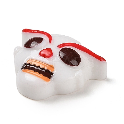 Skull Halloween Opaque Resin Decoden Cabochons RESI-R446-01U-1