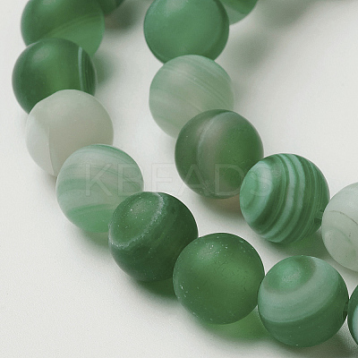 Natural Grade A Striped Agate/Banded Agate Beads Strands G-E478-08-10MM-1
