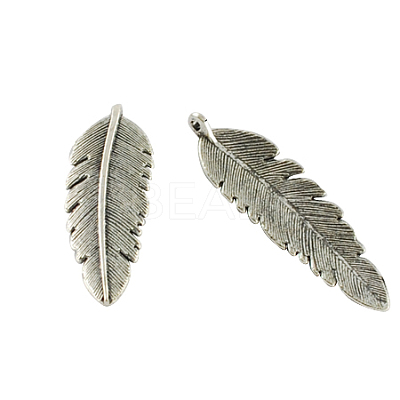 Tibetan Style Alloy Big Pendants TIBEP-A123194-AS-LF-1