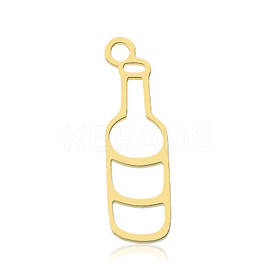 Ion Plating(IP) 201 Stainless Steel Pendants STAS-N090-LA882-2-1