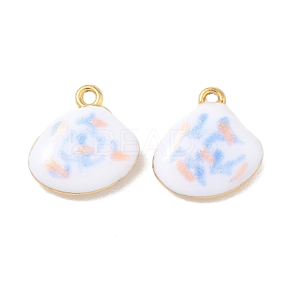 304 Stainless Steel Enamel & Glitter Powder Pendants STAS-Q119-04G-03-1
