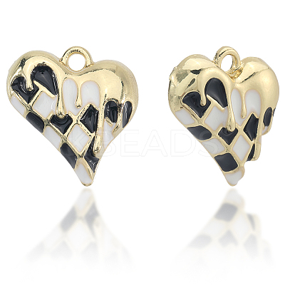 12Pcs Alloy Enamel Pendants ENAM-SC0006-59-1