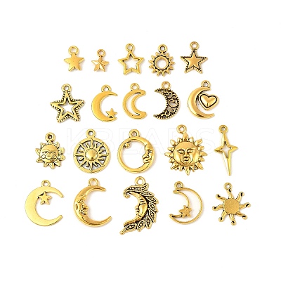 Tibetan Style Alloy Pendants FIND-M058-05AG-1
