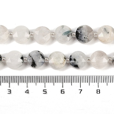 Natural Rainbow Moonstone Beads Strands G-C116-A15-01A-1
