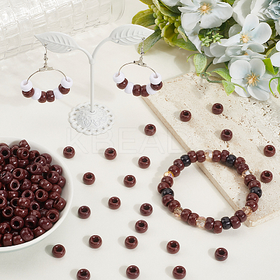 800Pcs Opaque Plastic Beads KY-SP0001-47F-1