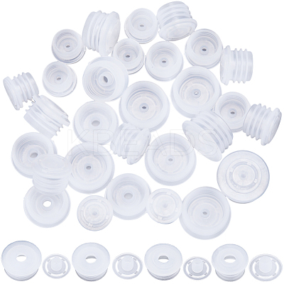 80 Sets 4 Styles Plastic Dustproof Bottle Stoppers AJEW-GF0008-15B-1