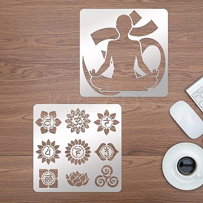 Stainless Steel Cutting Dies Stencils DIY-WH0279-052-1