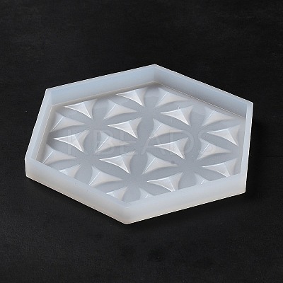 DIY Life of Flower Textured Cup Mat Silicone Molds SIMO-H009-05G-1