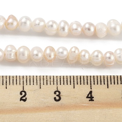 Natural Cultured Freshwater Pearl Beads Strands PEAR-C003-05A-1