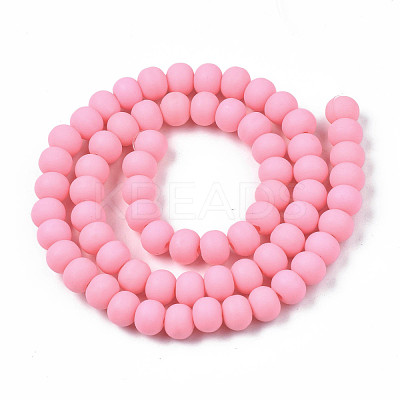 Handmade Polymer Clay Beads Strands CLAY-N008-053-02-1