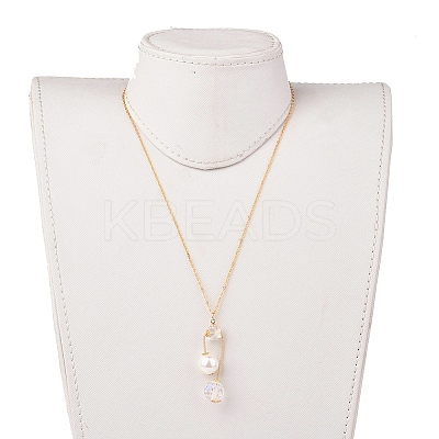 Pendant Necklaces and Ear Studs Jewelry Sets SJEW-JS01064-03-1