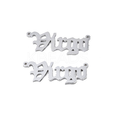 Non-Tarnish 304 Stainless Steel Connector Charms STAS-N095-136B-1
