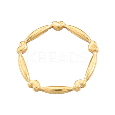 Ion Plating(IP) 201 Stainless Steel Finger Ring for Men Women RJEW-N038-131LG-1