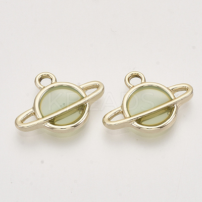 Epoxy Resin Pendants RESI-S386-002B-1