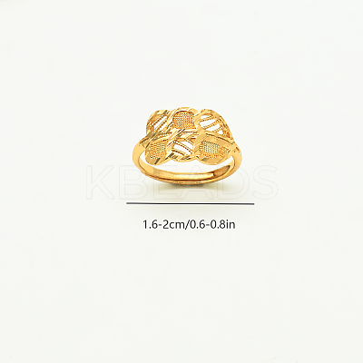Adjustable Vintage Brass Open Cuff Rings for Women TS0392-2-1
