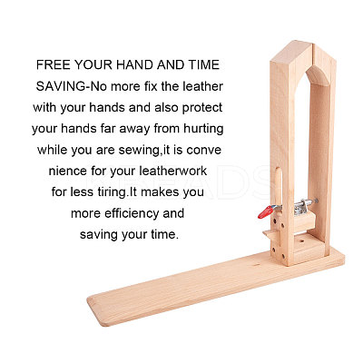 New Leather Retaining Clip Wood Tools TOOL-WH0032-01-1