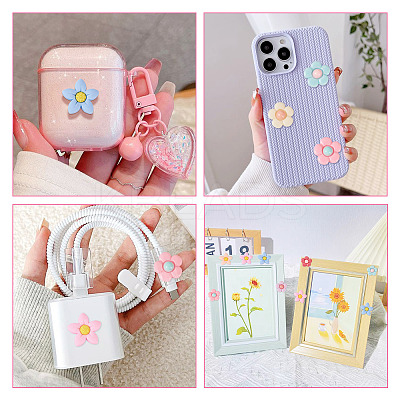 DIY Flower Cabochons Jewelry Making Finding Kit FIND-TA0002-45-1