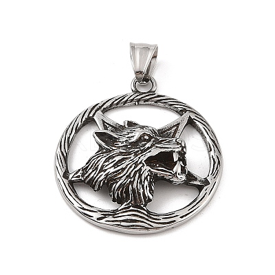 Viking 304 Stainless Steel Pendants STAS-S122-02AS-1