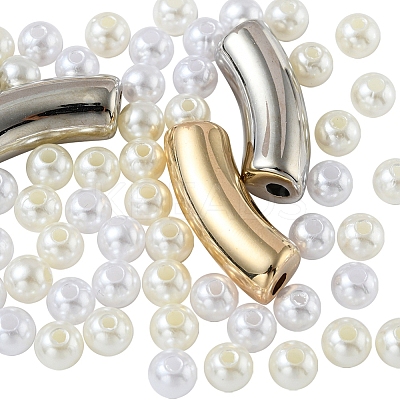 DIY Chunky Tube Beads Bracelet Making Kit DIY-YW0005-16-1