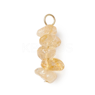 10Pcs 5 Colors 12 Constellation Natural Smoky Quartz & Aquamarine & Citrine & South Red Agate & White Moonstone Pendants PALLOY-JF02839-05-1