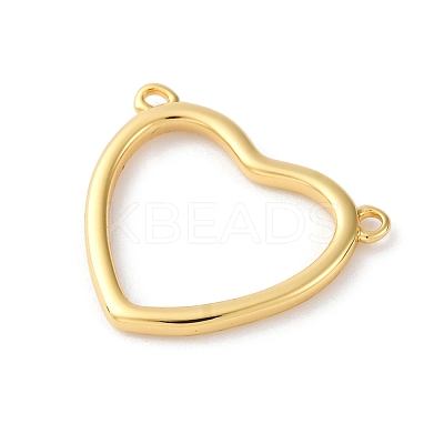 Brass Connector Charms KK-V016-11G-1