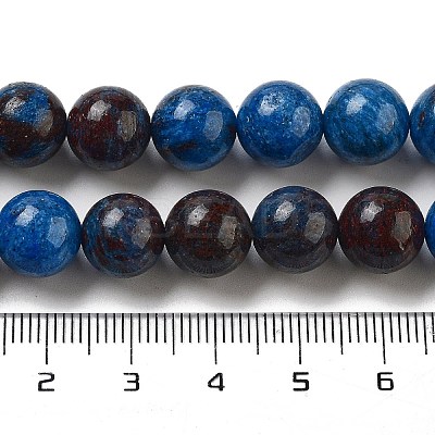 Natural Blue Opal Beads Strands G-H045-A02-6MM-1