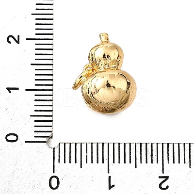 Brass Micro Pave Cubic Zirconia Shell Pendants KK-D356-17G-1