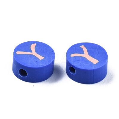 Handmade Polymer Clay Beads CLAY-N011-031Y-1