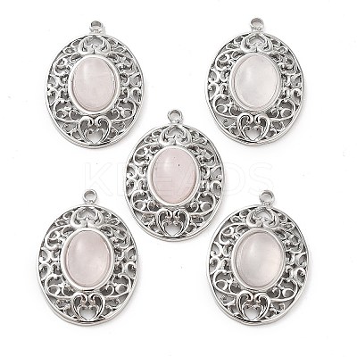 304 Stainless Steel Pendants STAS-L012-359B-P-1
