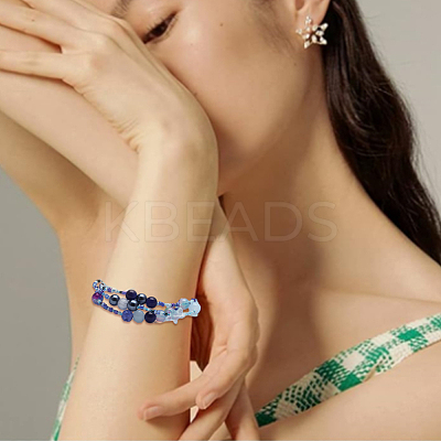 3 Bags Glass Beads GLAA-DC0001-37A-1