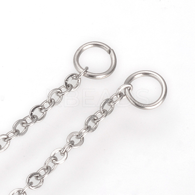 Tarnish Resistant 304 Stainless Steel Earring Findings X-STAS-S070-01-1