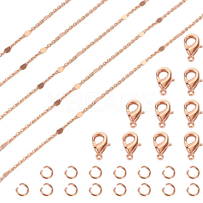 DIY Chains Bracelet Necklace Making Kit DIY-TA0006-36-1
