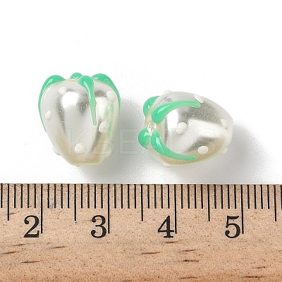 Baking Paint Baking Paint Glass Beads LAMP-Z014-02C-1