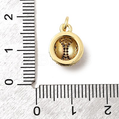 Rack Plating Brass Pendants KK-A268-17G-02-1