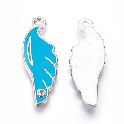 Alloy Enamel Pendants EAP065Y-3-1