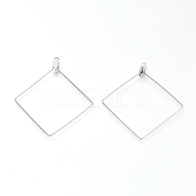 Non-Tarnish 304 Stainless Steel Pendants STAS-L232-106P-1